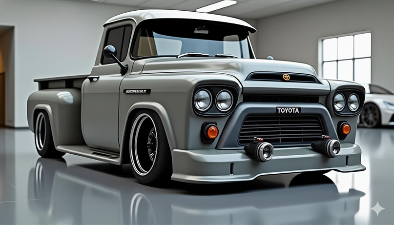2026 Toyota Vintage Pickup Revealed Classic Interior Styling Combined with Next-Gen Technology